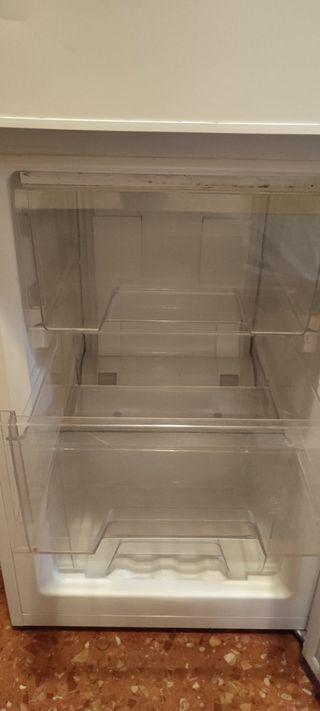 Nevera combi blanca