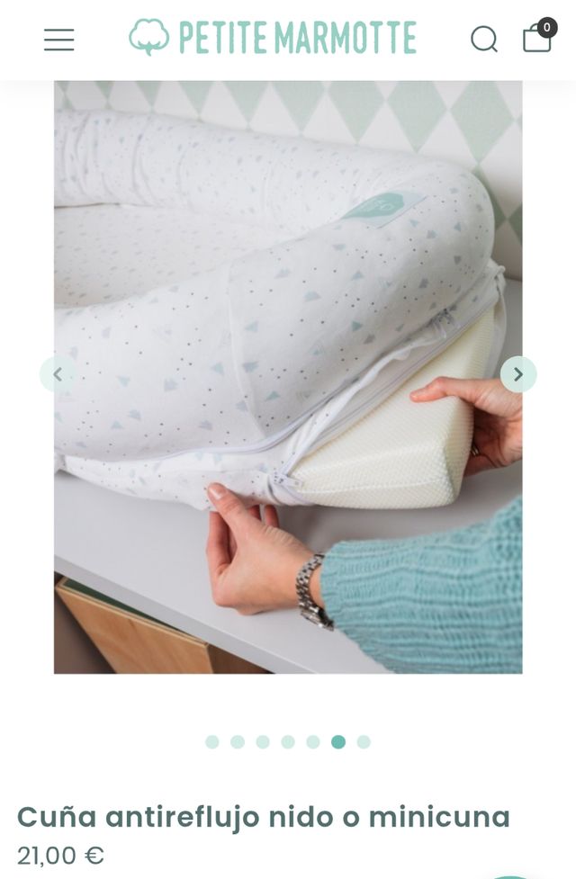 Cuña antirreflujo bebé Petite Marmotte