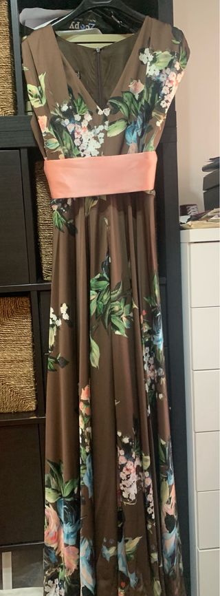 Vestido Matilde Cano - marrón floral