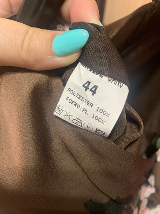 Vestido Matilde Cano - marrón floral