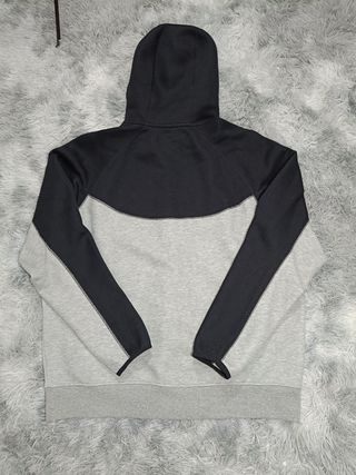 Sudadera Nike Tech Fleece gris y negro - talla xl