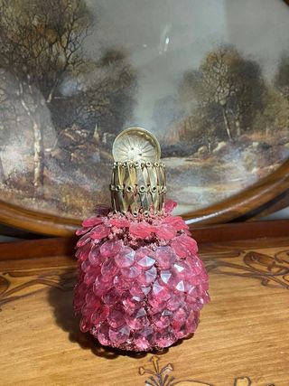 Pochette Portagioie Vintage Rosa Dettagli Dorati