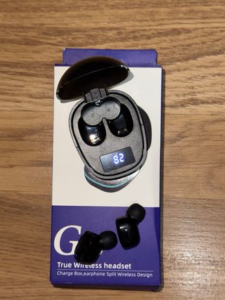 Auriculares inalámbricos Bluetooth negros