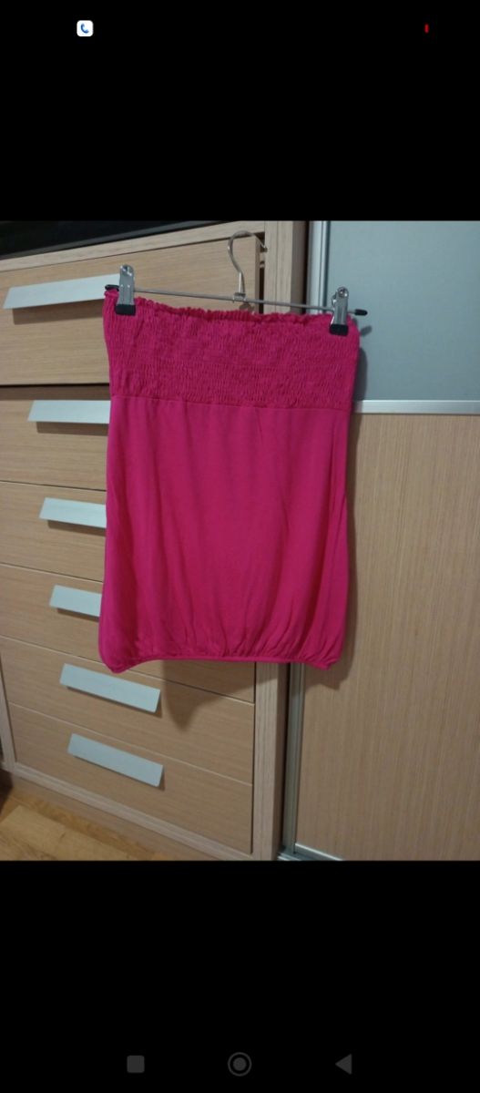 2 tops , camisetas palabra de honor XS-S