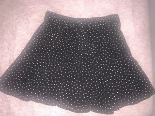 Falda pantalón lunares blanco y negro