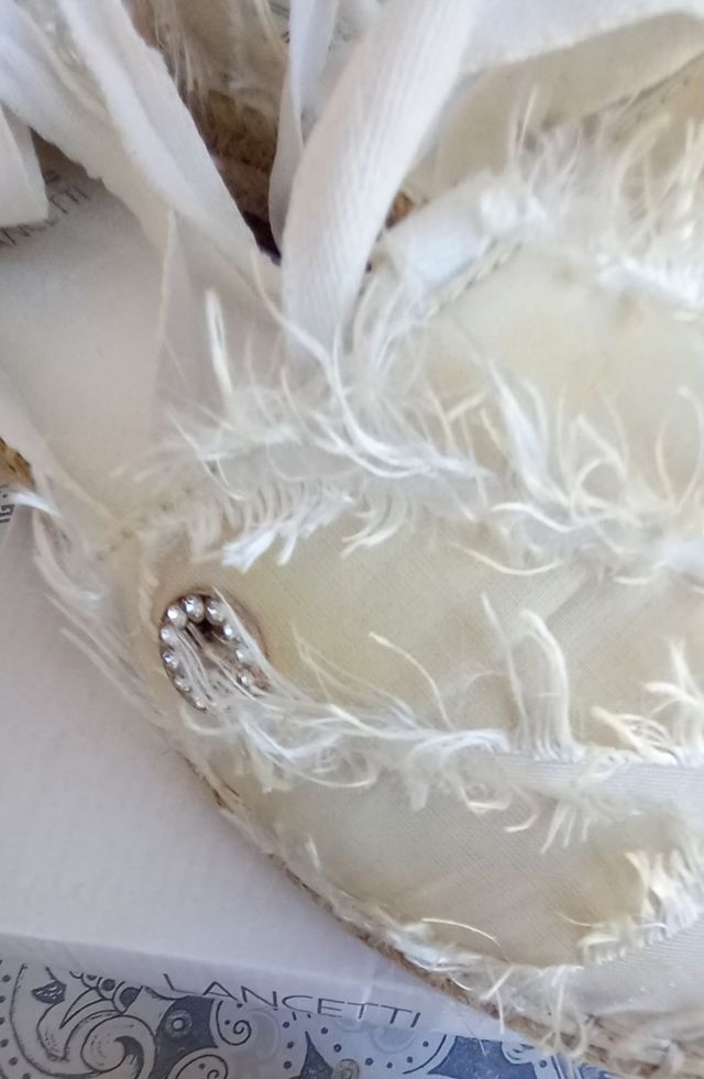 Espadrillas Lancetti beige in tessuto