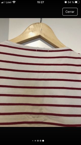 Crop top rayas rojas Stradivarius M