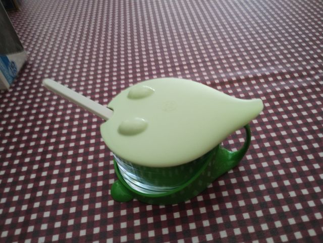 Formaggiera/Zuccheriera verde in plastica