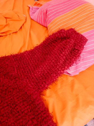 Jersey granate oversize. talla L