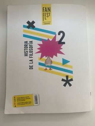 Libro Historia de la Filosofía 2 Bachillerato