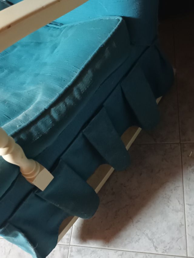 2 Mecedoras Vintage azules.