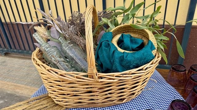 Decoración rústica.