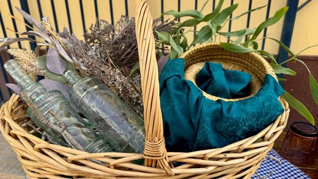 Decoración rústica.