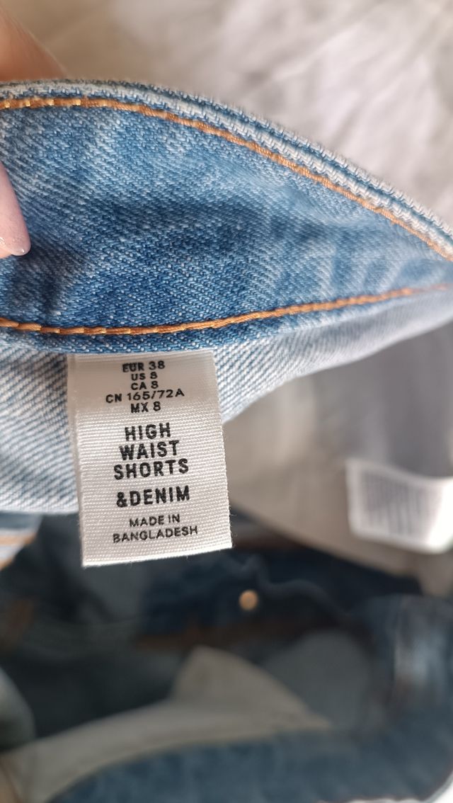 Shorts jeans usati blu