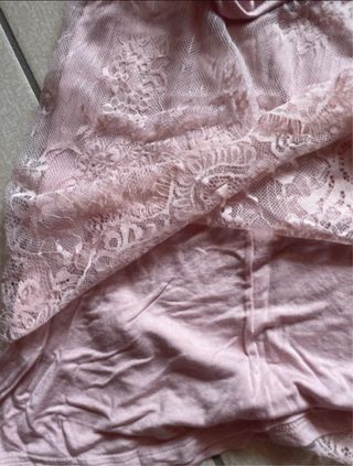 Top Lormar rosa pizzo tg.44 italiana