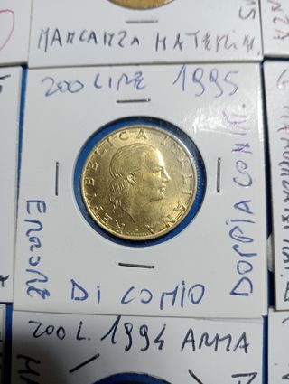 Monete Italia 200 Lire lotto 3