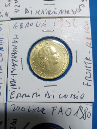 Monete Italia 200 Lire lotto 3