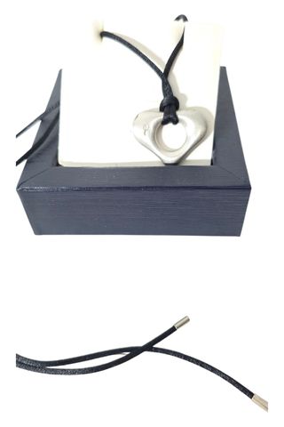 COLLANA ARGENTO SATINATO E DIAMANTE Molecole