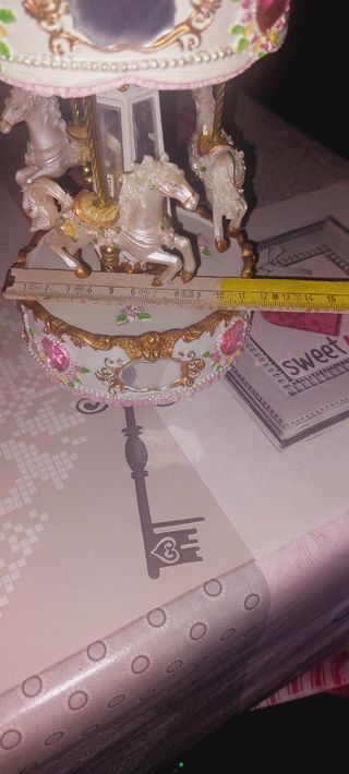 Carillon musicale cavalli bianchi