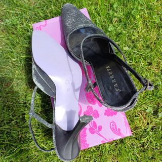 Sandalias FARRUTX Fiesta gris oscura brillo n 39.