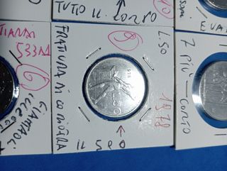 12 Monete Italia 1978-1980