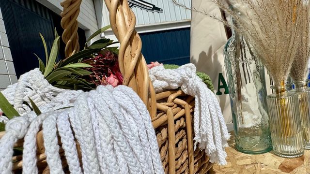 Decoración rústica.