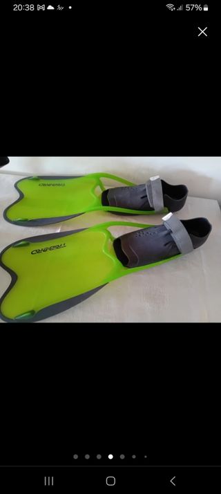 Aletas buceo