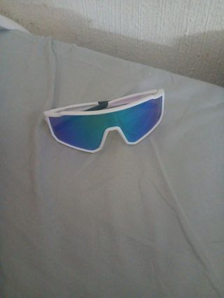 Gafas sol deportivas blancas-azules