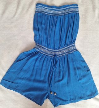 2 monos cortos talla M - azul, multicolor