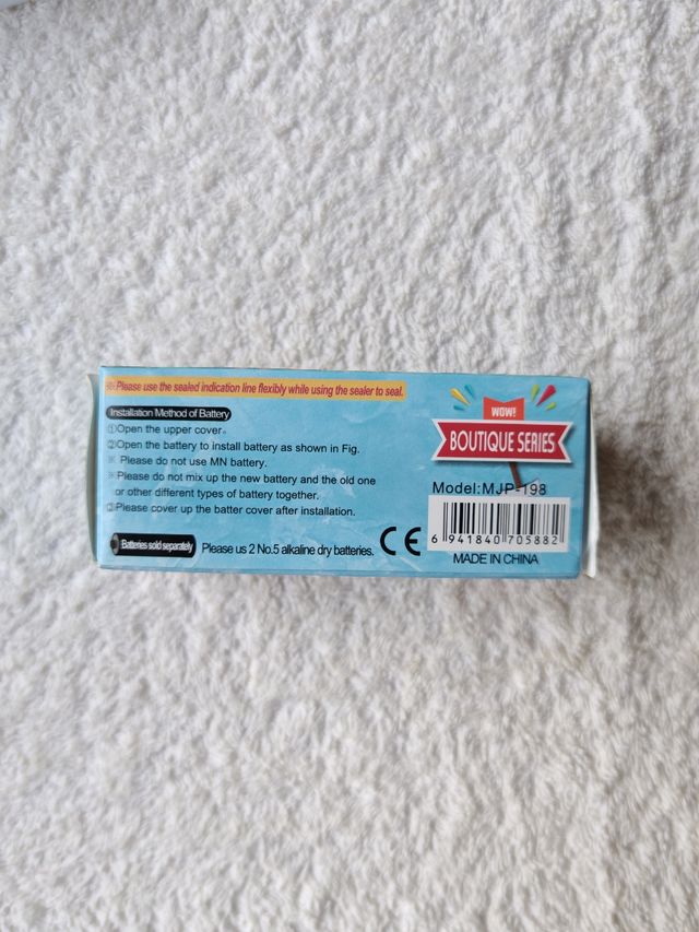 Mini selladora de bolsas a calor