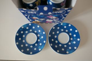 Disney Set 2 Tazzine Paperino & Paperina