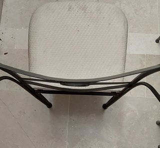 Silla hierro forja torneado