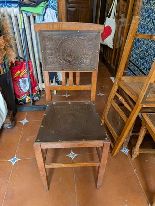 Sillas antiguas de madera para restaurar