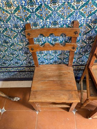 Sillas antiguas de madera para restaurar