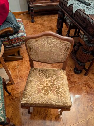 Sillas antiguas de madera para restaurar