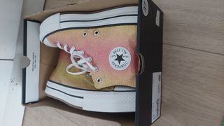Converse Glitter-Pink&Gold