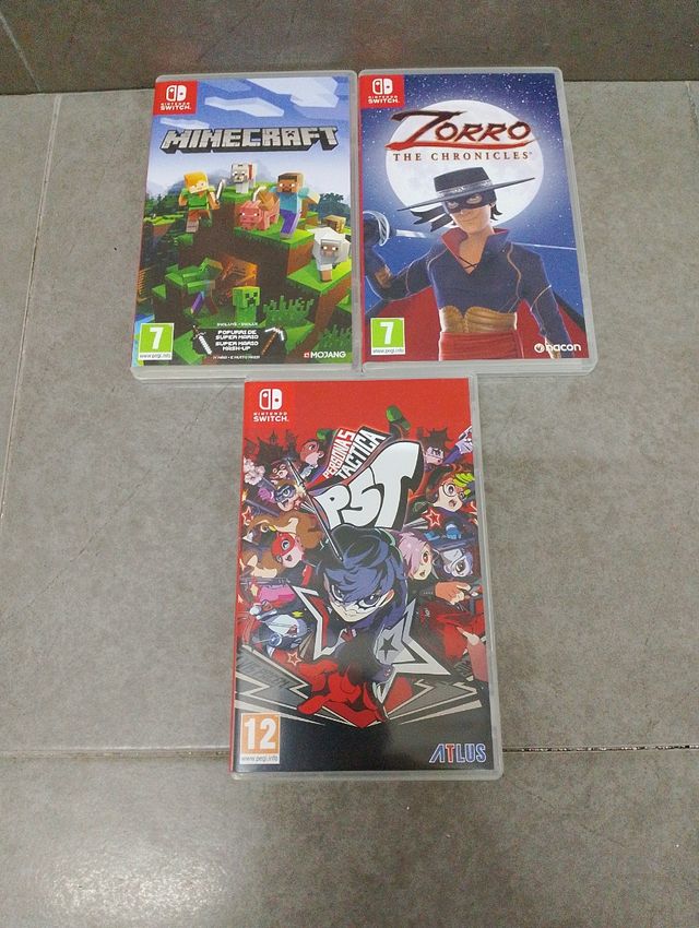 3 Juegos Nintendo Switch