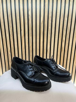 Mocasines negros - zapatos mujer