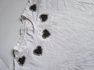 Conjunto camiseta y shorts blanco y azul