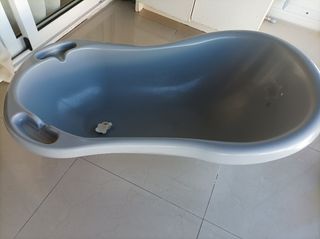 Cuna bebé con colchón color blanca regalo bañera