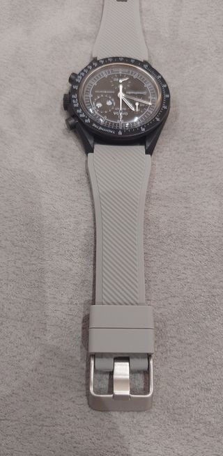 Cinturino Omega x Swatch Grigio