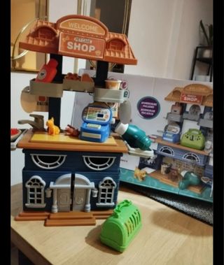 Combo juguetes: tienda mascotas + juegos+puzzles