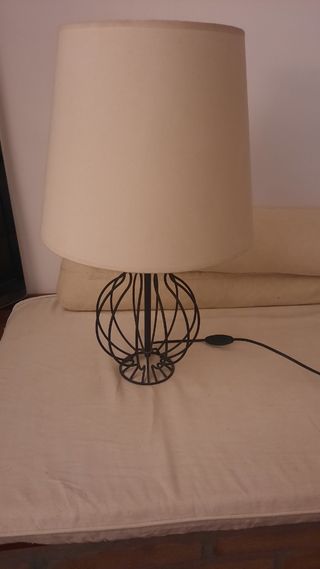 Lampada metallo nero - stile vintage