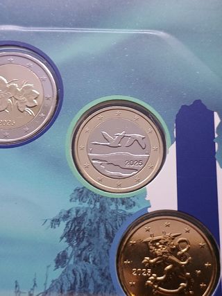Set Monete Finlandia 2025 - Aurora Boreale