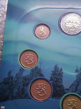 Set Monete Finlandia 2025 - Aurora Boreale