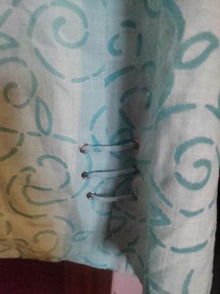 Traje falda azul turquesa talla 56