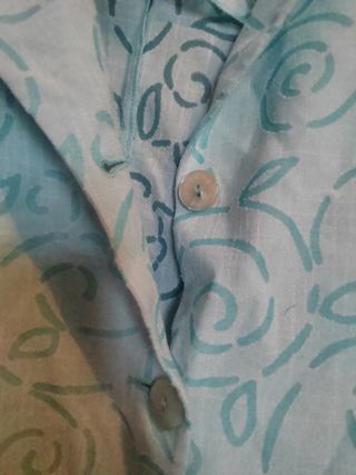 Traje falda azul turquesa talla 56