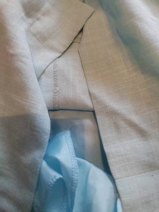 Traje falda azul turquesa talla 56