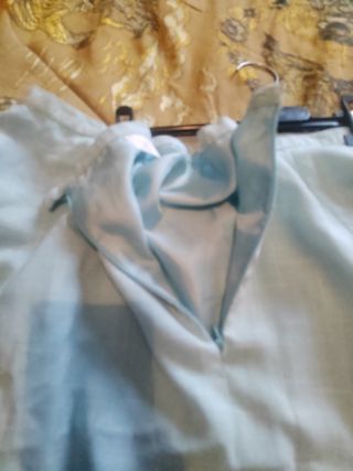 Traje falda azul turquesa talla 56