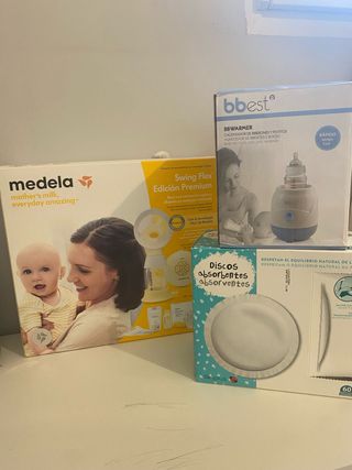 Medela Swing Flex + Calienta biberones y discos
